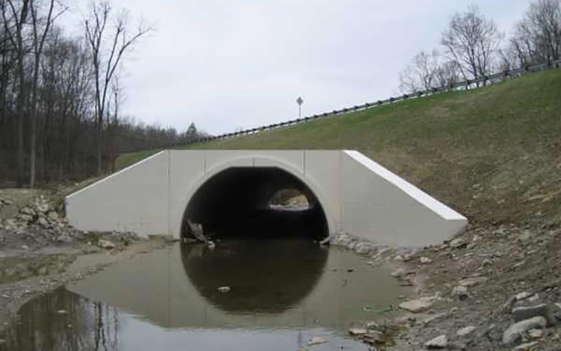High Overfilled BEBO Arch - Route 126, Ohio, USA