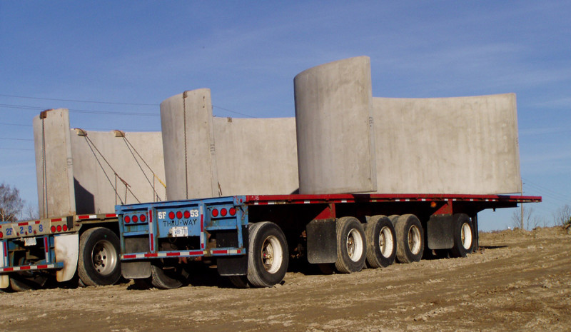 shipping of single leaf arch elements